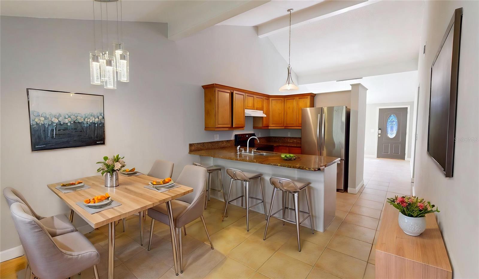 Kitchen and Dinette Staged