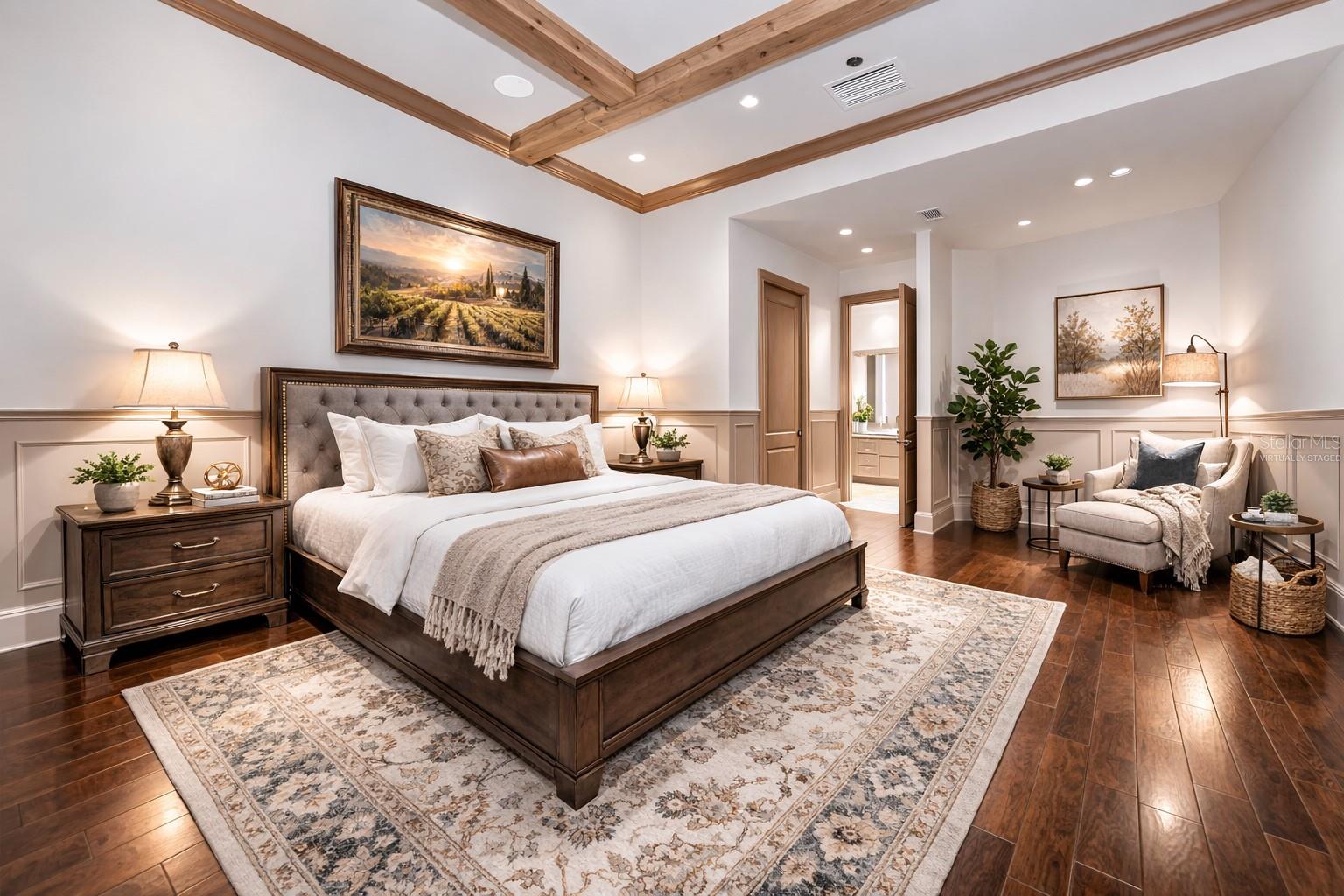 1 Palm Ter Wine Room Virtually Staged as Bedroom