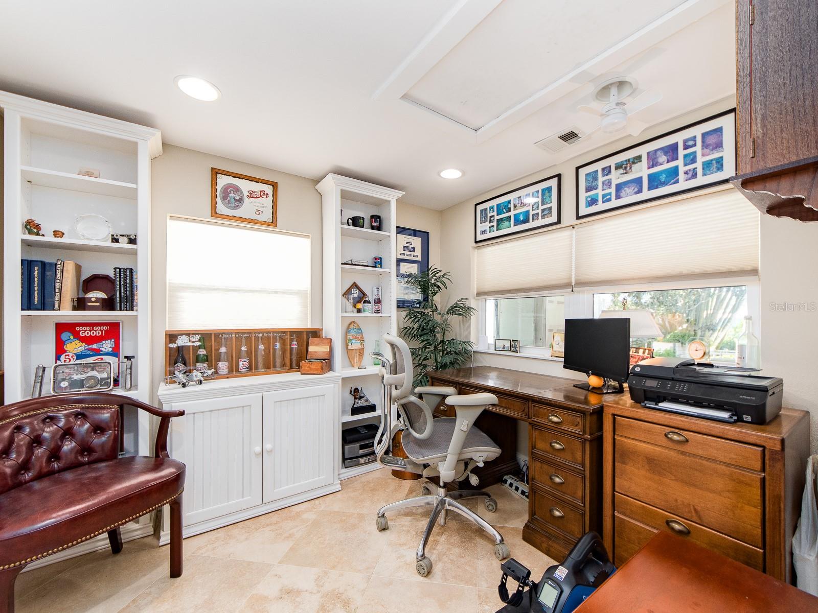 attached office to first floor bedroom