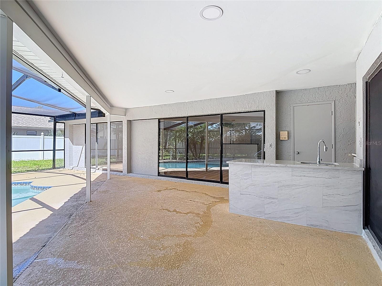 Outdoor Kitchen pool deck