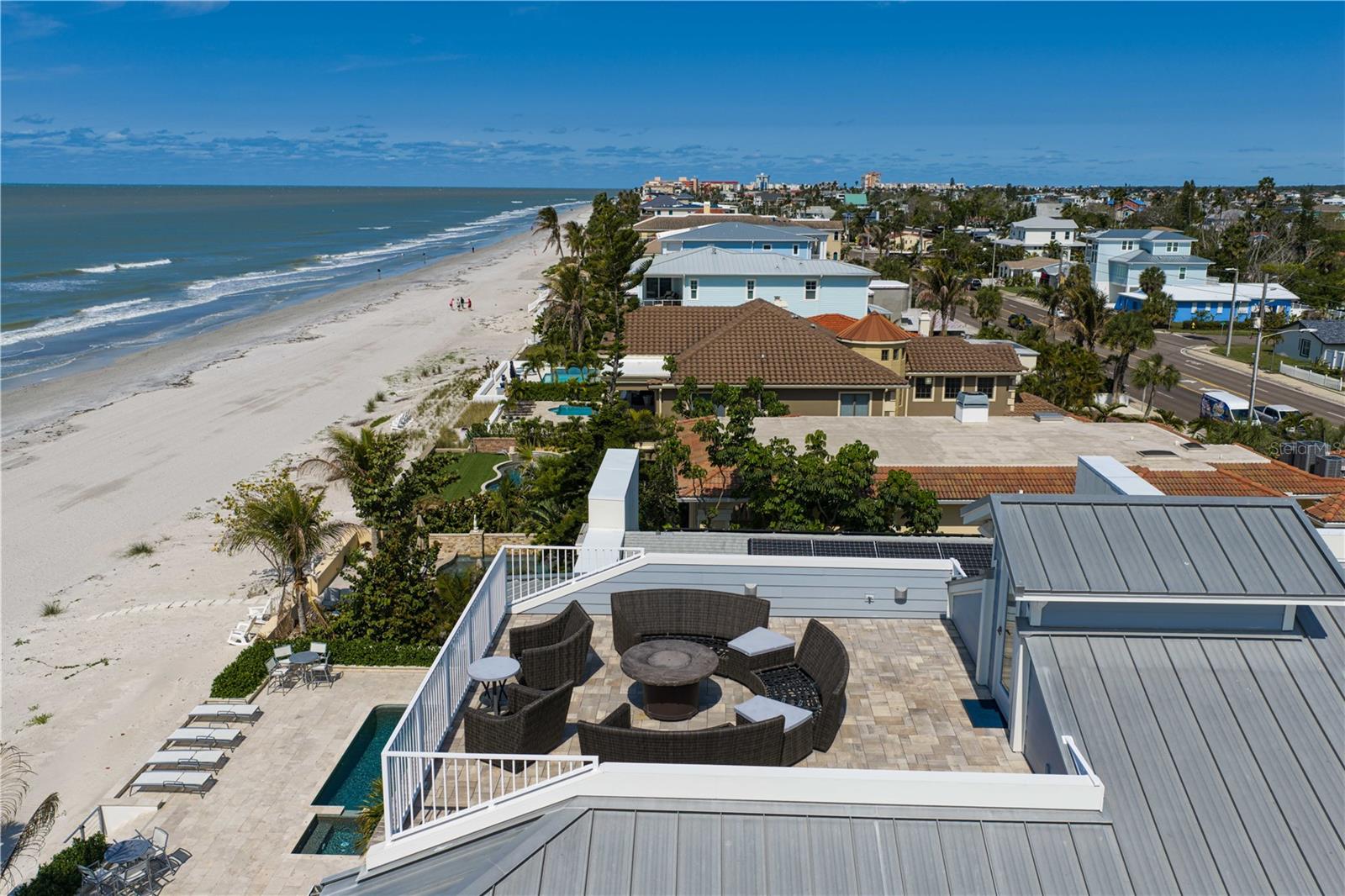 Peek a Boo View of Rooftop Terrace