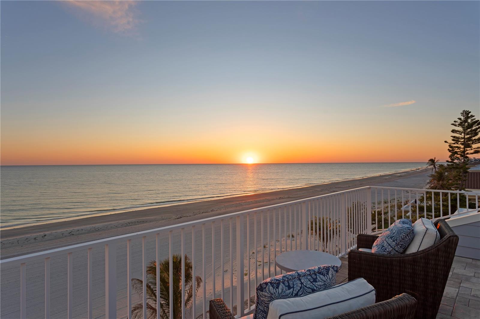 Rooftop Terrace at sunset