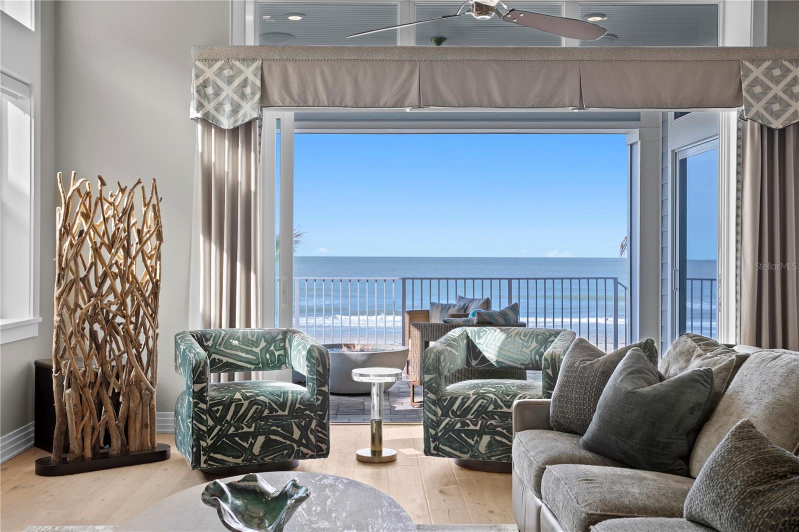 Year round indoor / outdoor living spaces are comfortable.