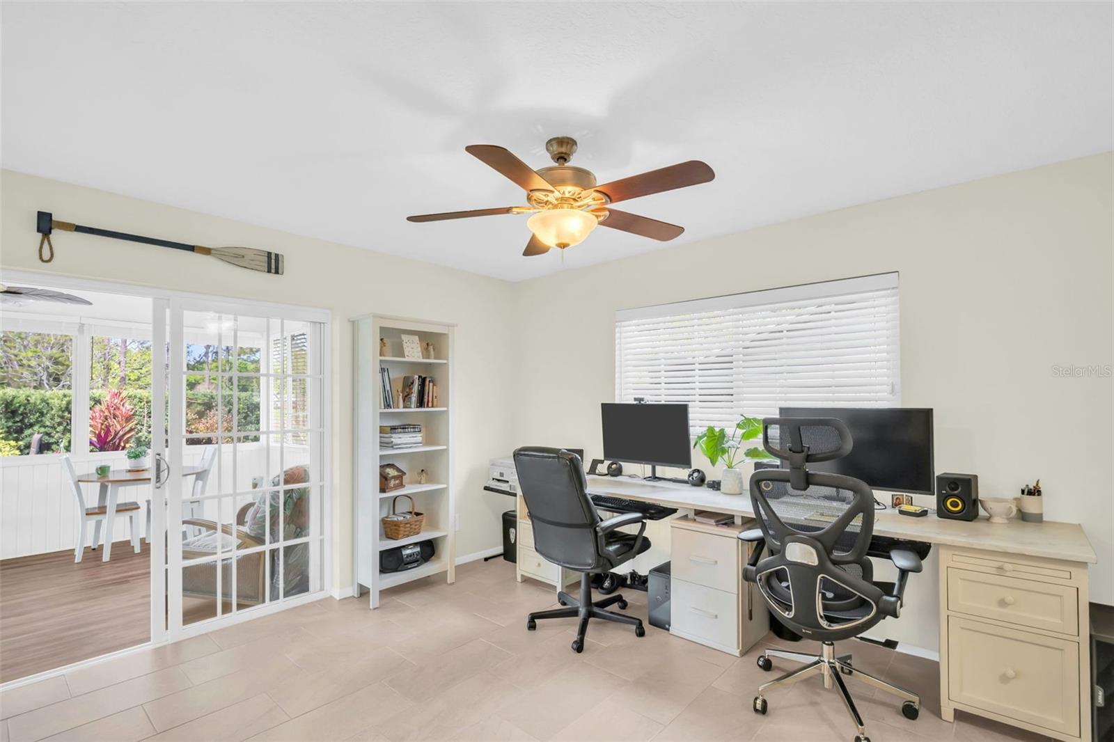 Upgraded sliding doors open to Florida room~