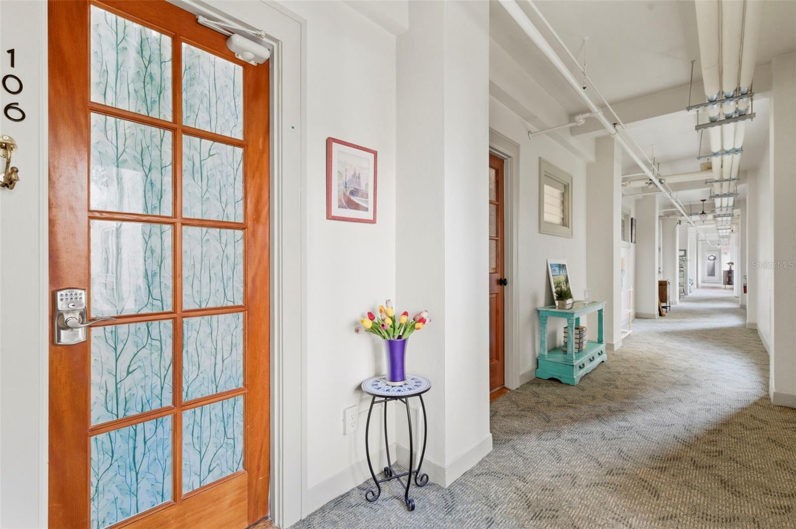 Unit Entrance / Hallway inside the building