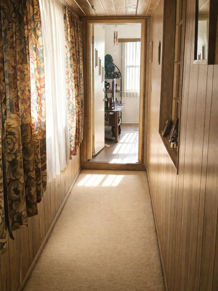 Hallway from Back Fam Room to front of house