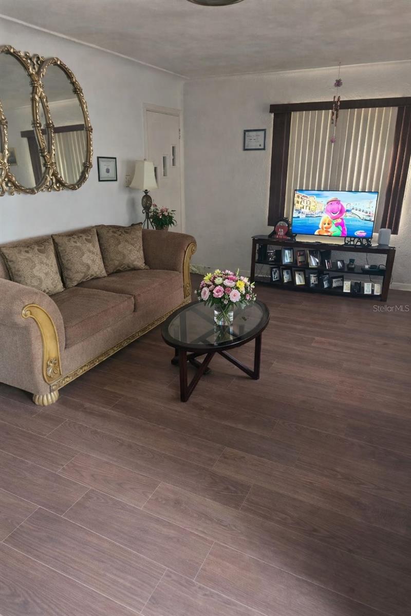 Living room virtual accents added