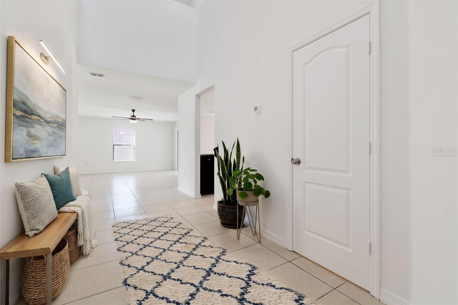 Virtually Staged Entry Way/Foyer