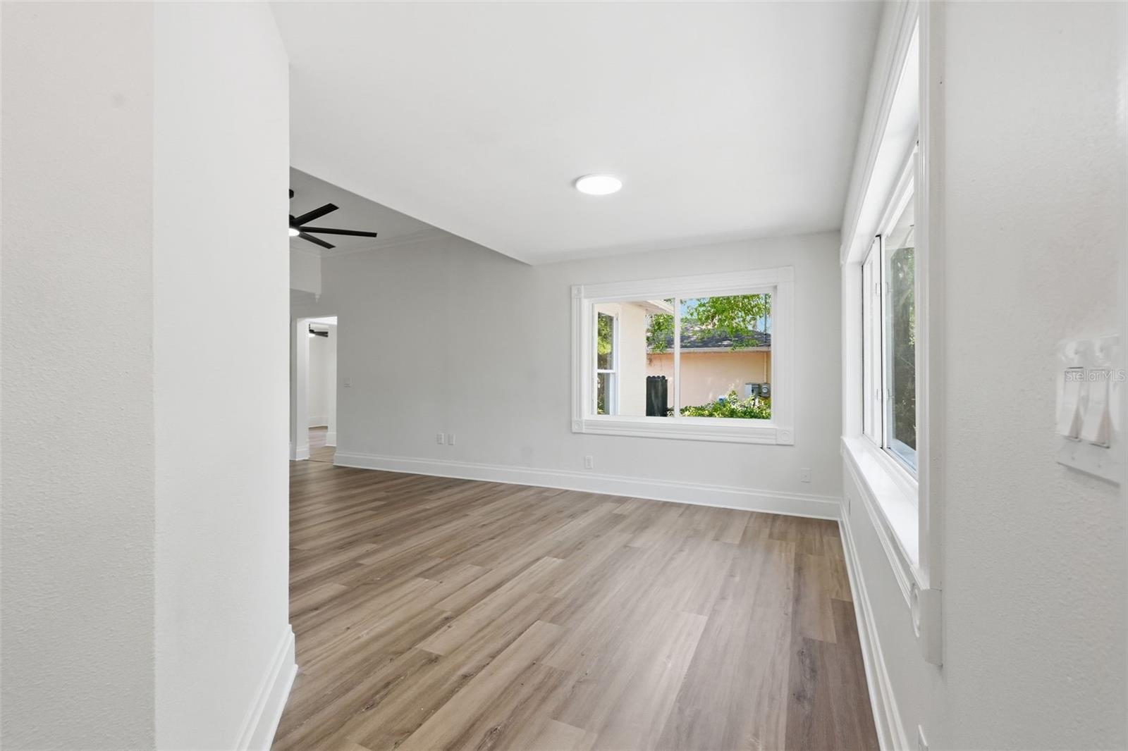 Entering front Door into living room