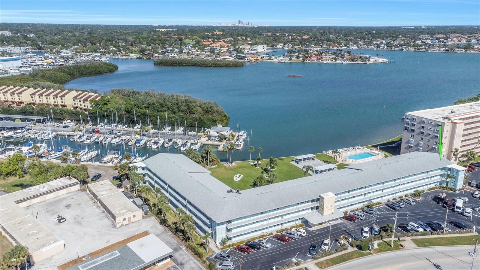 Pasadena Marina out back.