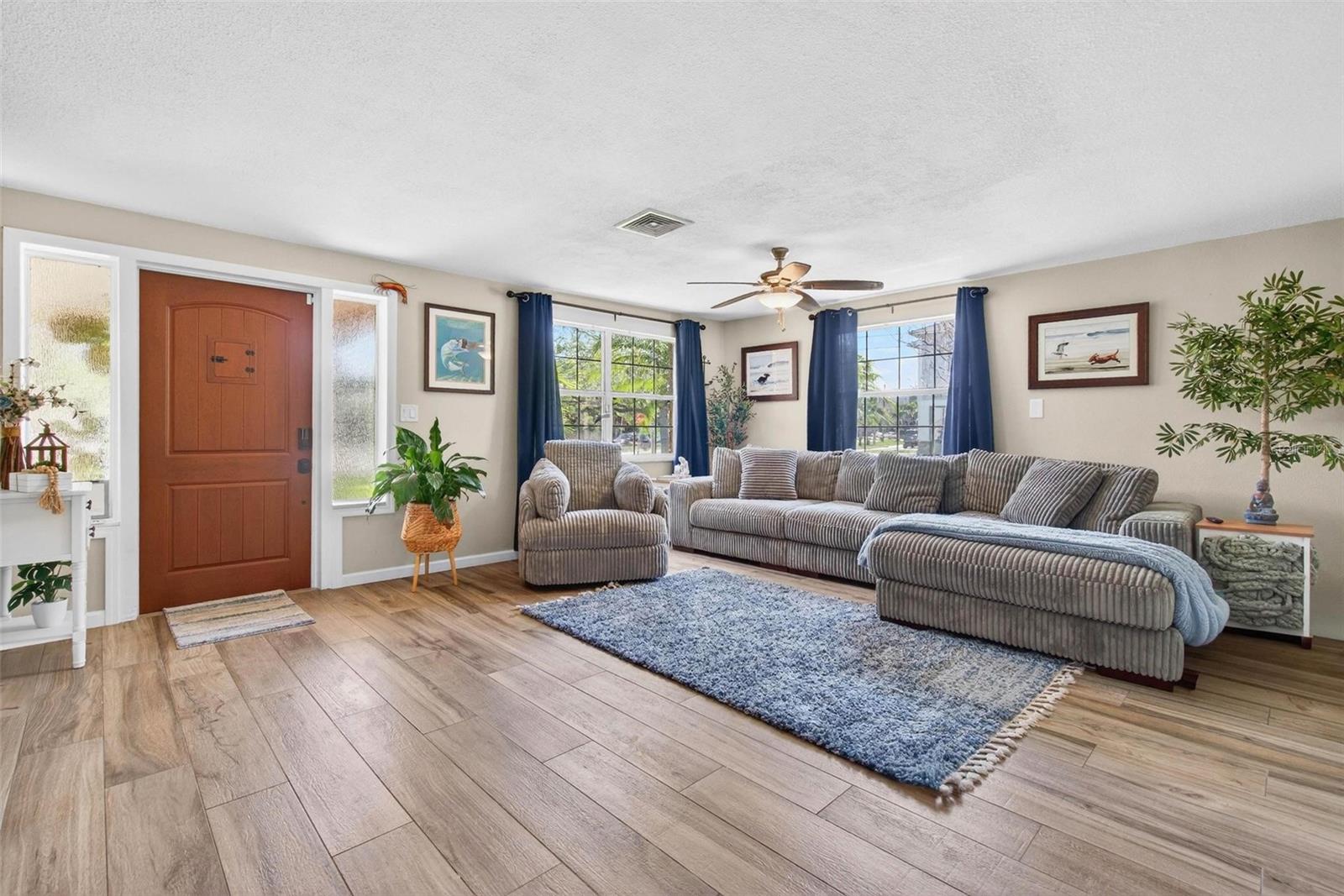 Wood look Ceramic Tile throughout the home