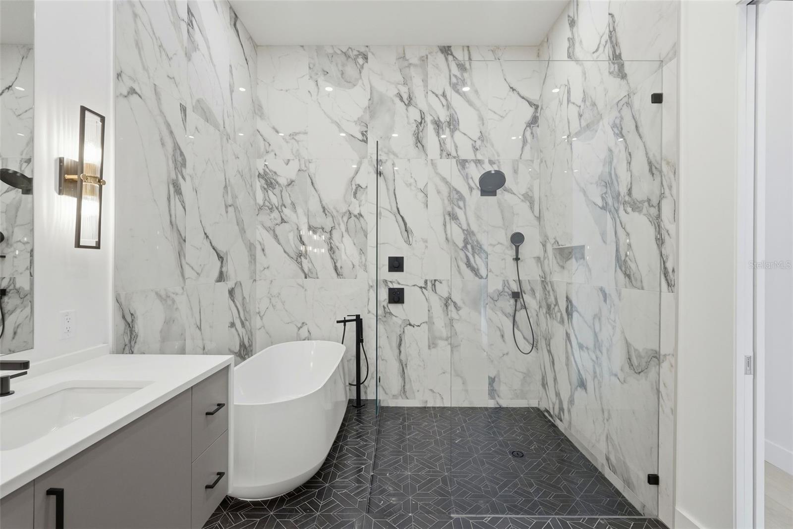 Primary Bathroom with soaking tub