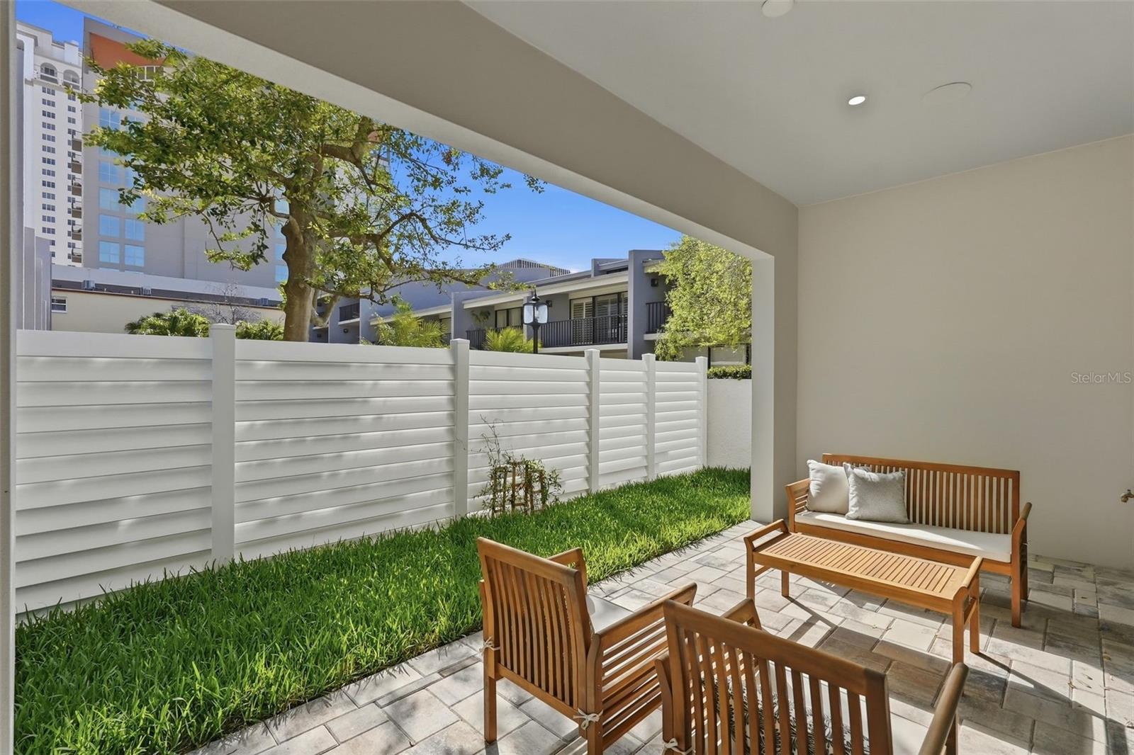 1st Floor Covered outdoor space