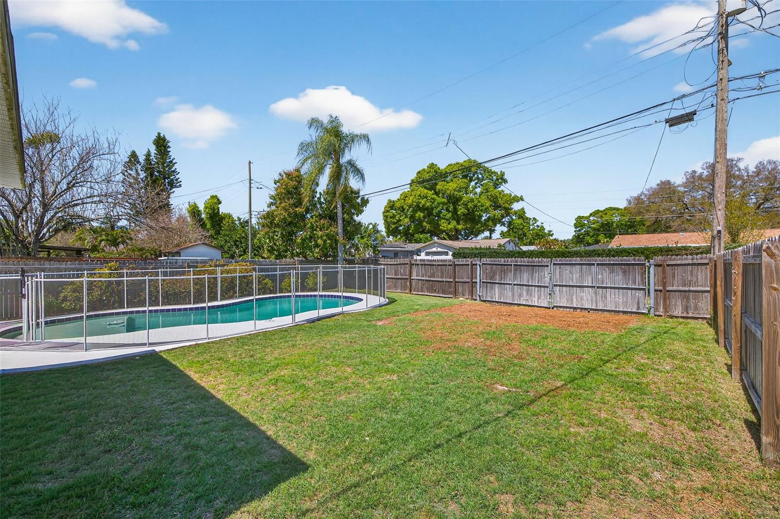 Large yard and alley access in back
