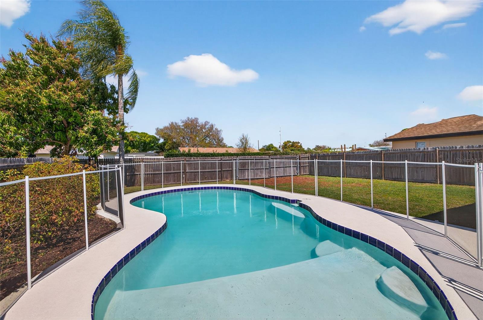 Pool deck resurfaced in 2025