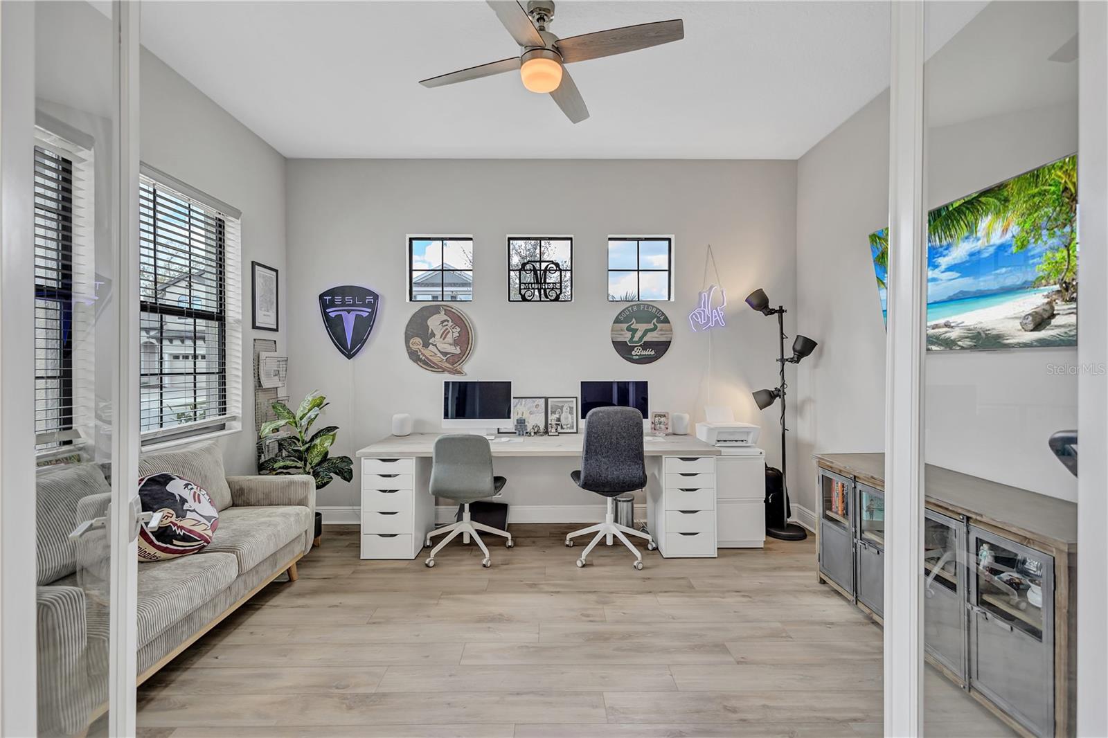 A private office offers the ideal space to work from home or simply manage day-to-day life with ease.