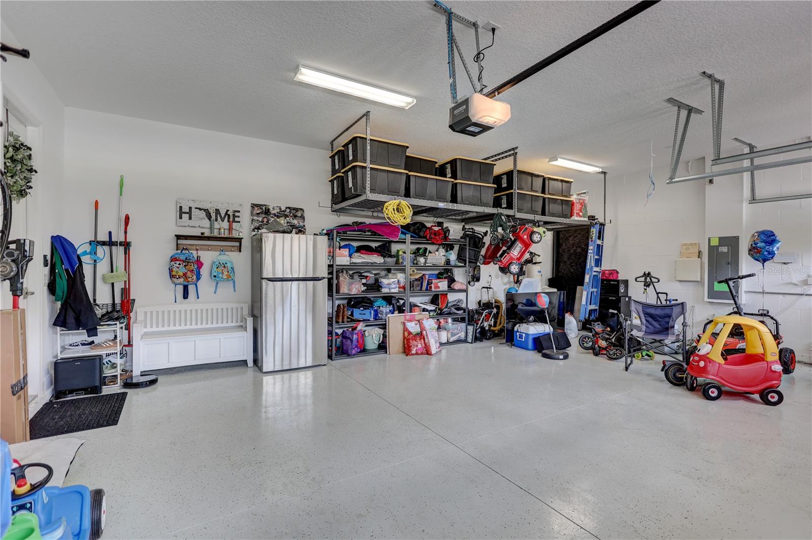 Built-In Storage Racks