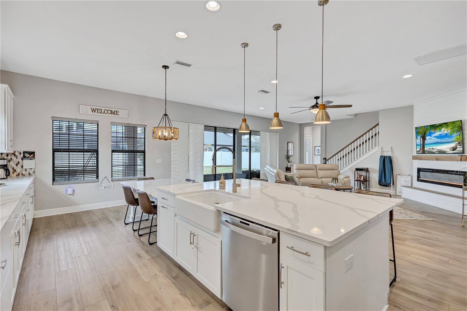 Kitchen-Living Room Combo, perfect for effortless entertaining.