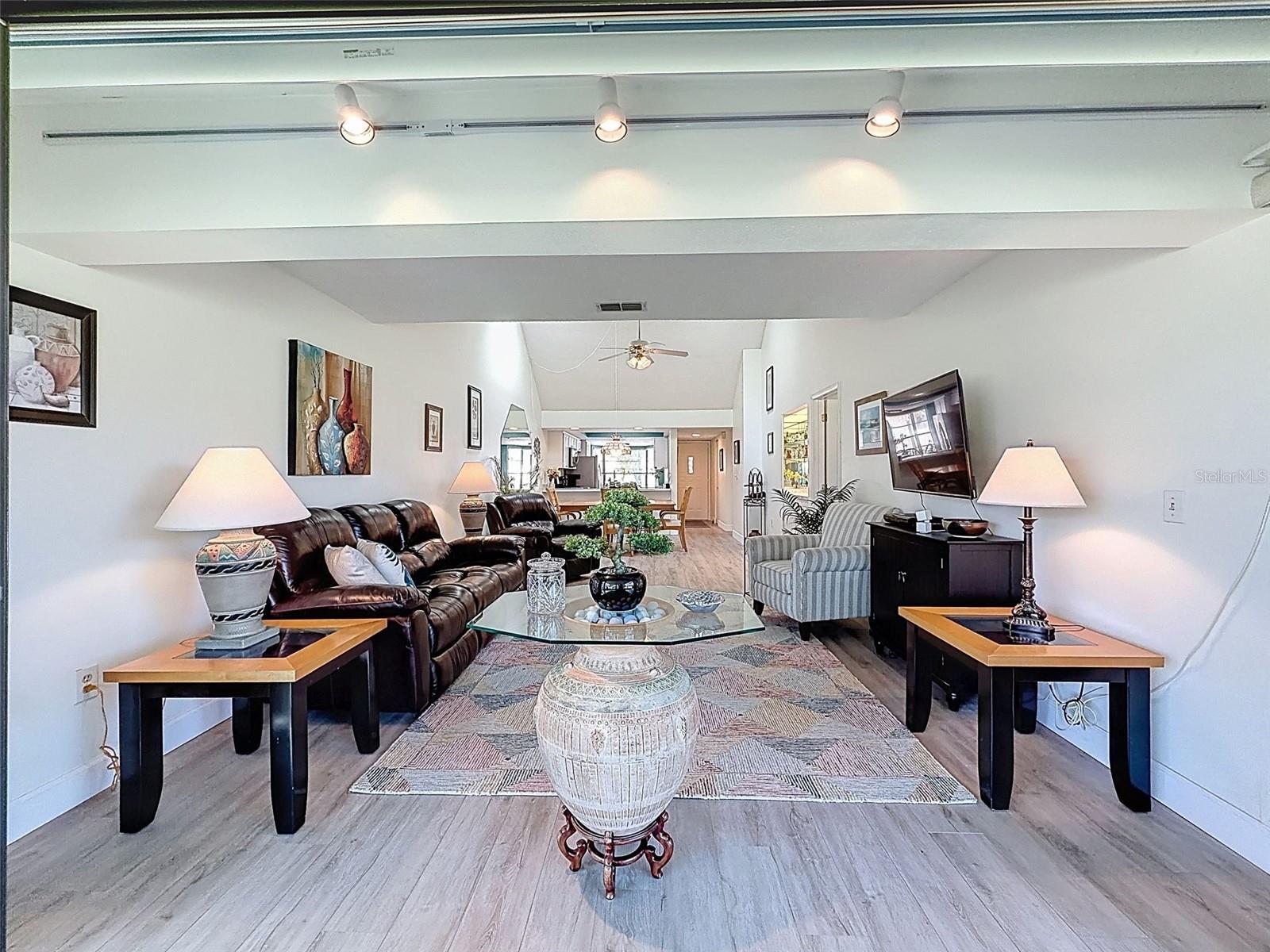 view to inside from lanai