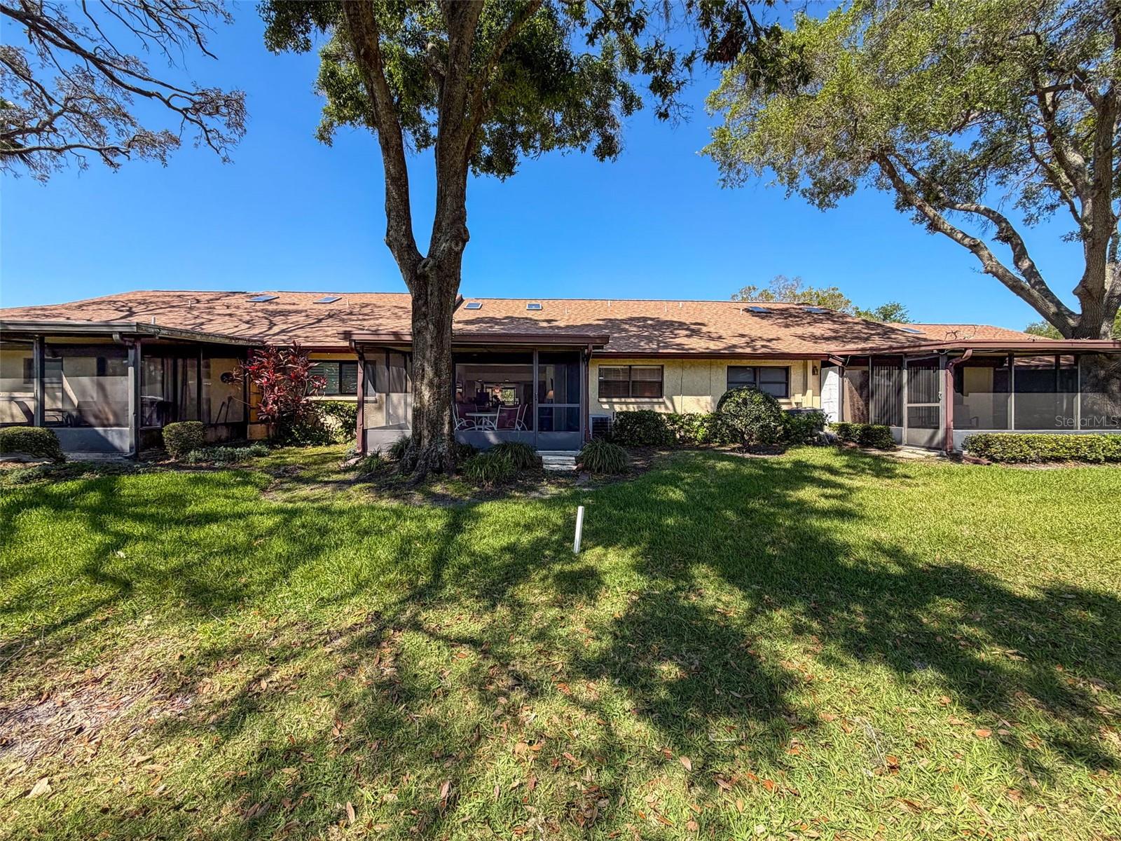 view of rear of home