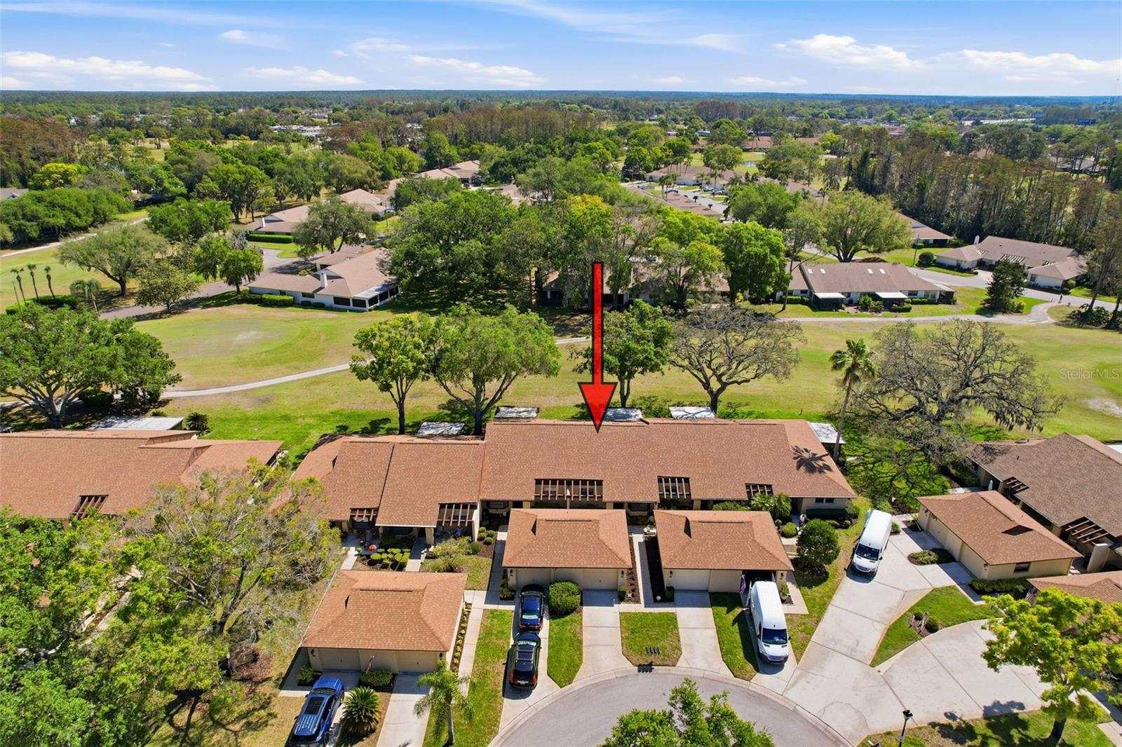 aerial view,    right on the second hole