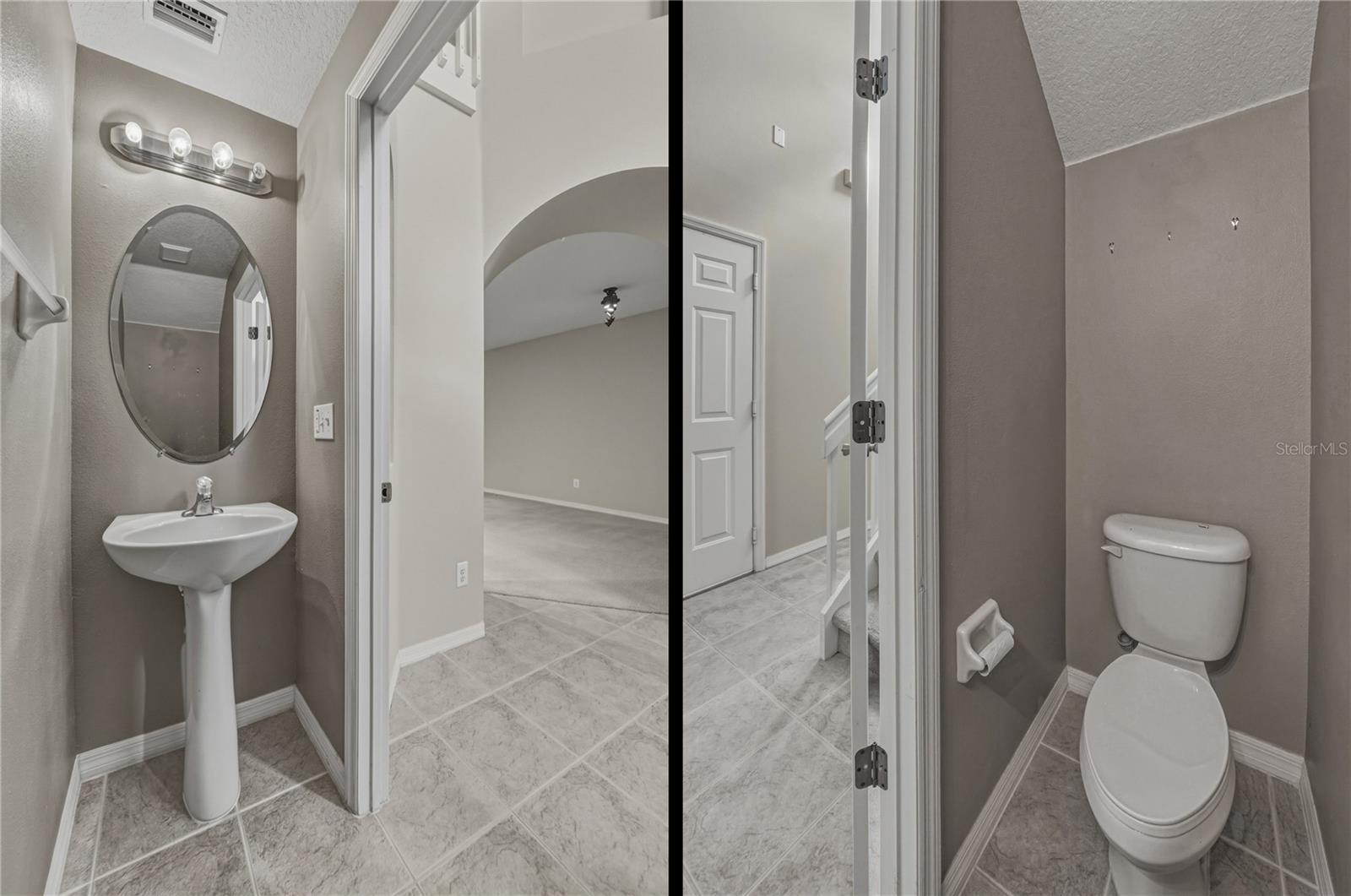 1/2 downstairs Bathroom