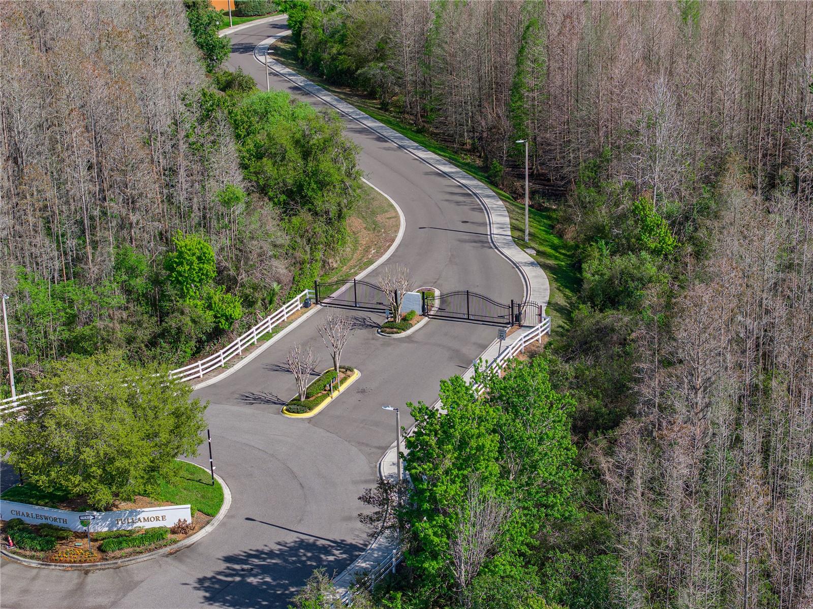 Entrance into Gated Community