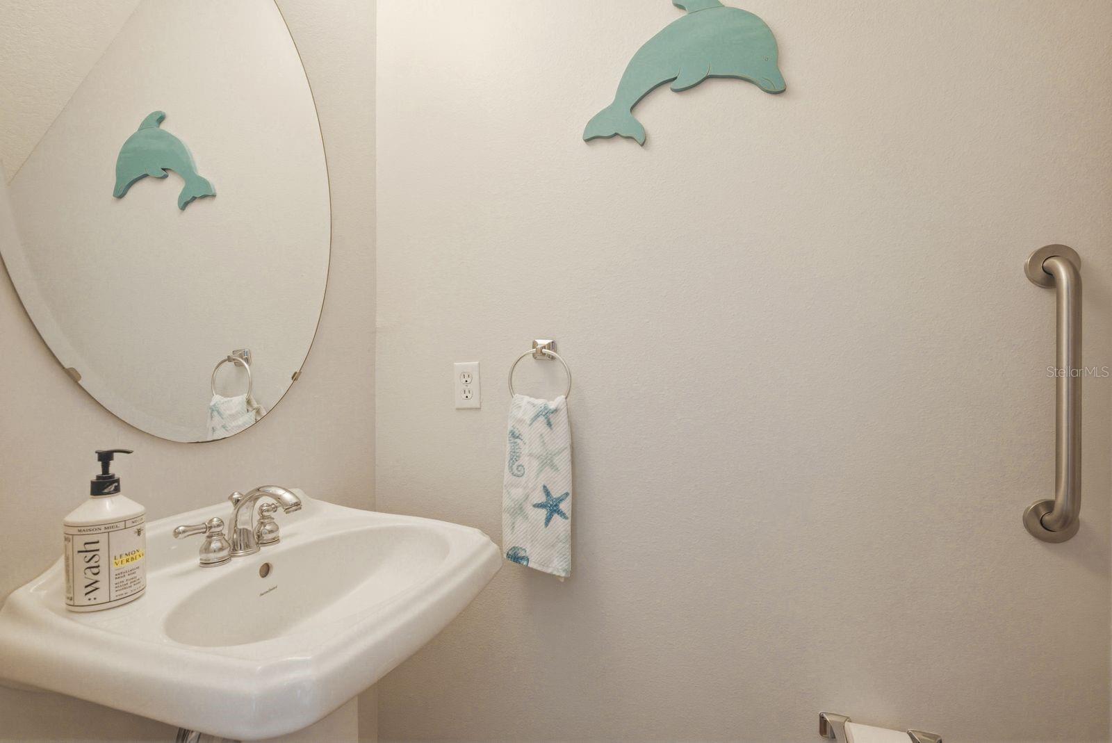 1/2 bath on main floor