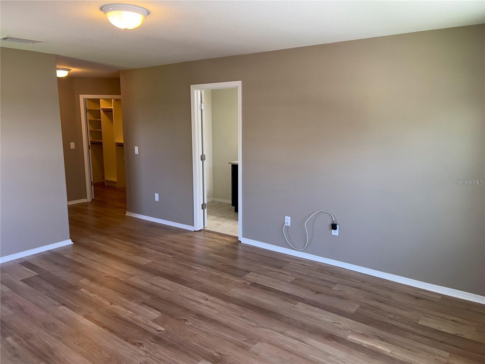 Master Bedroom with Custom Walk-In Closet