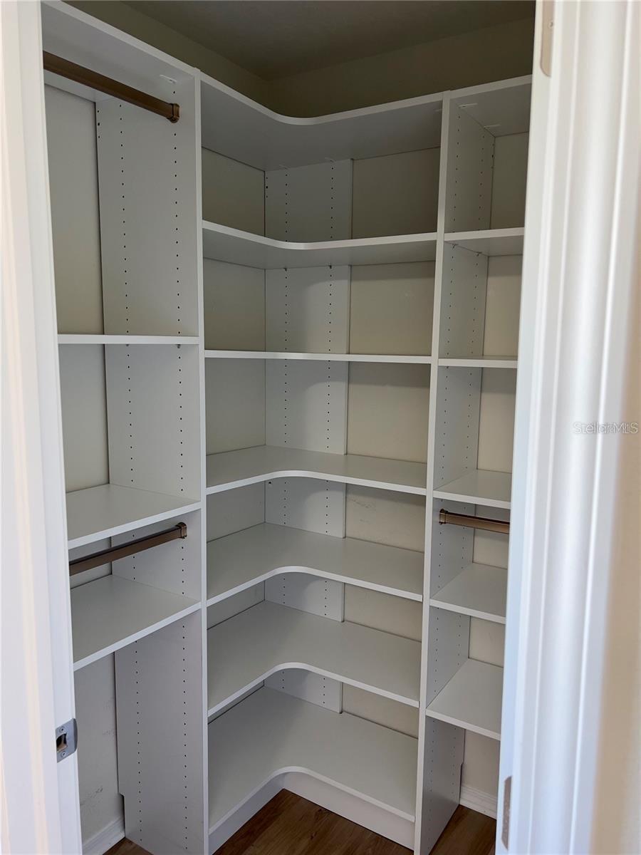 Linen Walk-In Closet in Loft