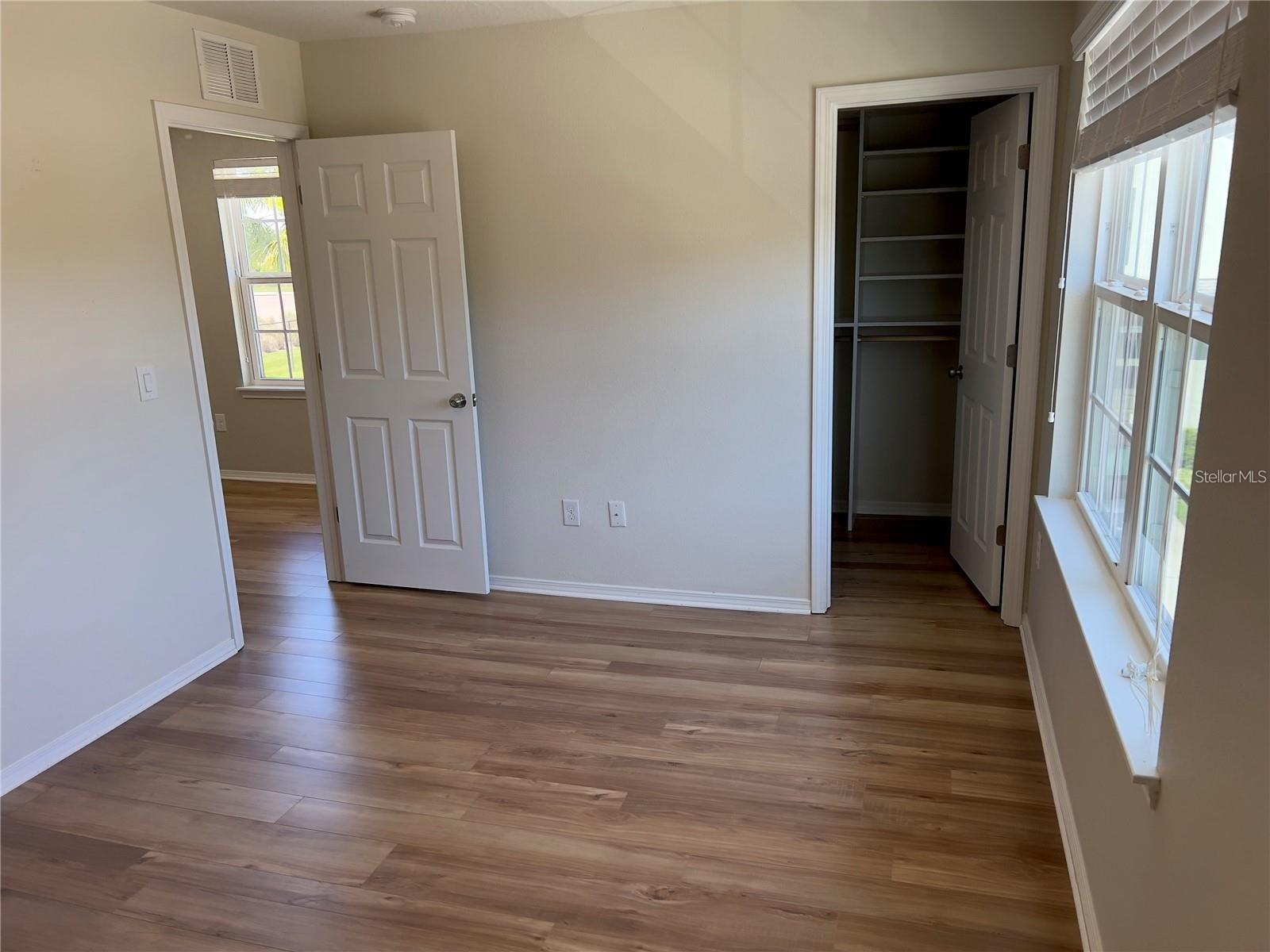 Bedroom 3 with Custom Walk-In Closet