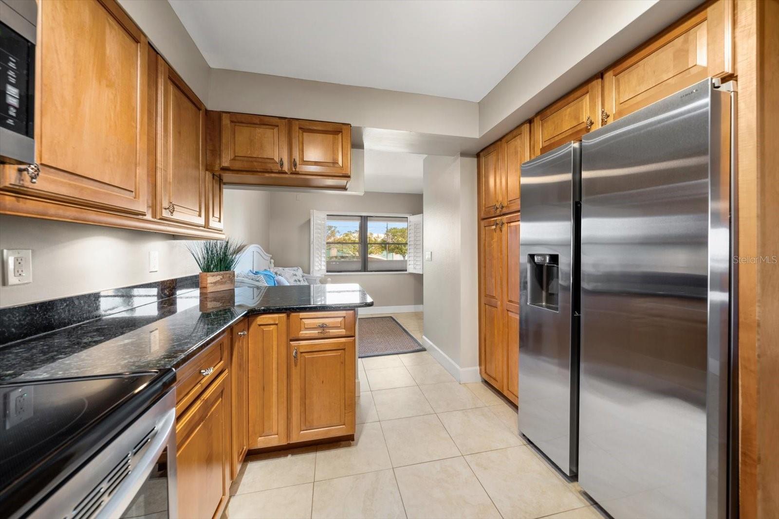 New stainless steel refrigerator