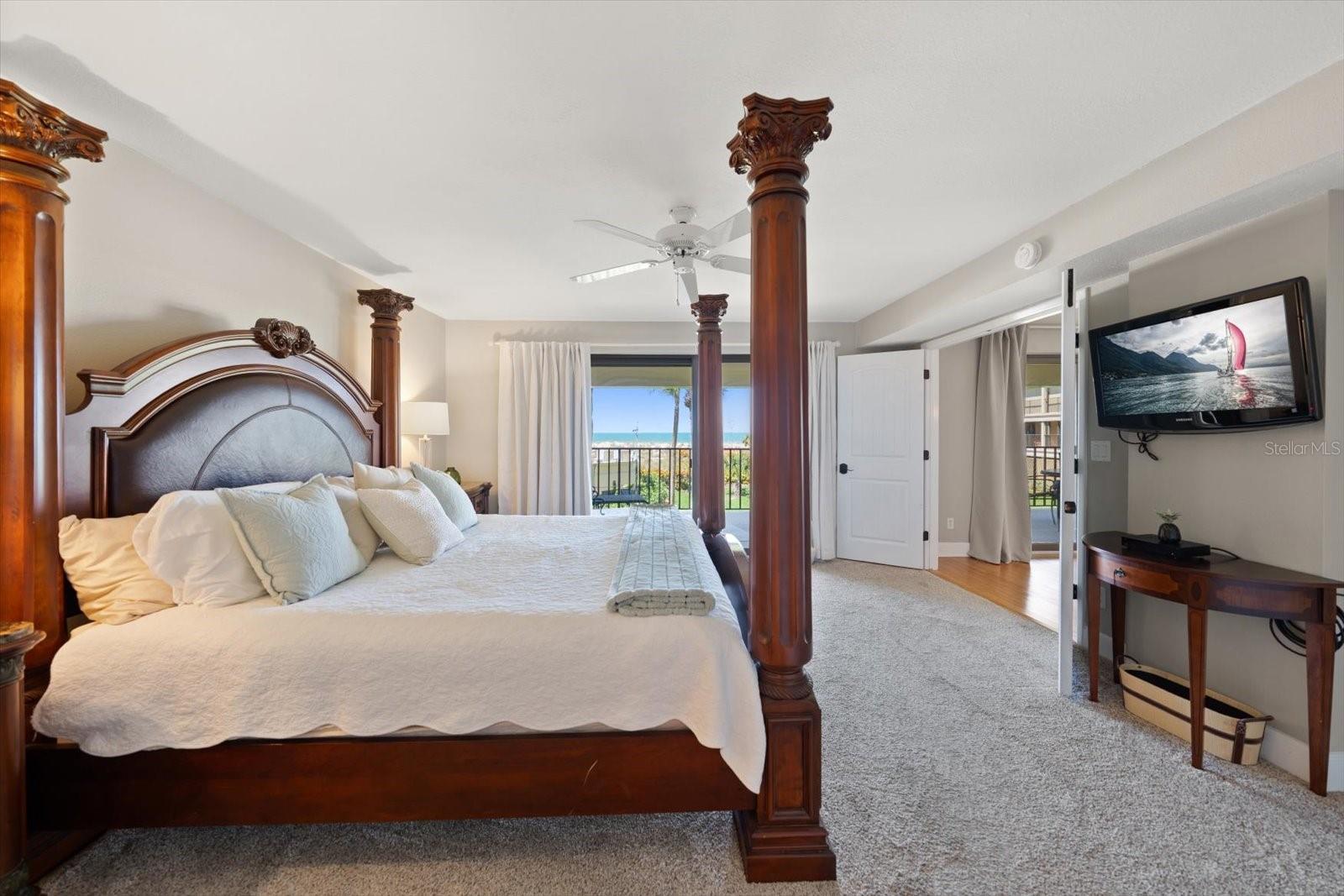 Primary suite is large enough for even oversized furniture!