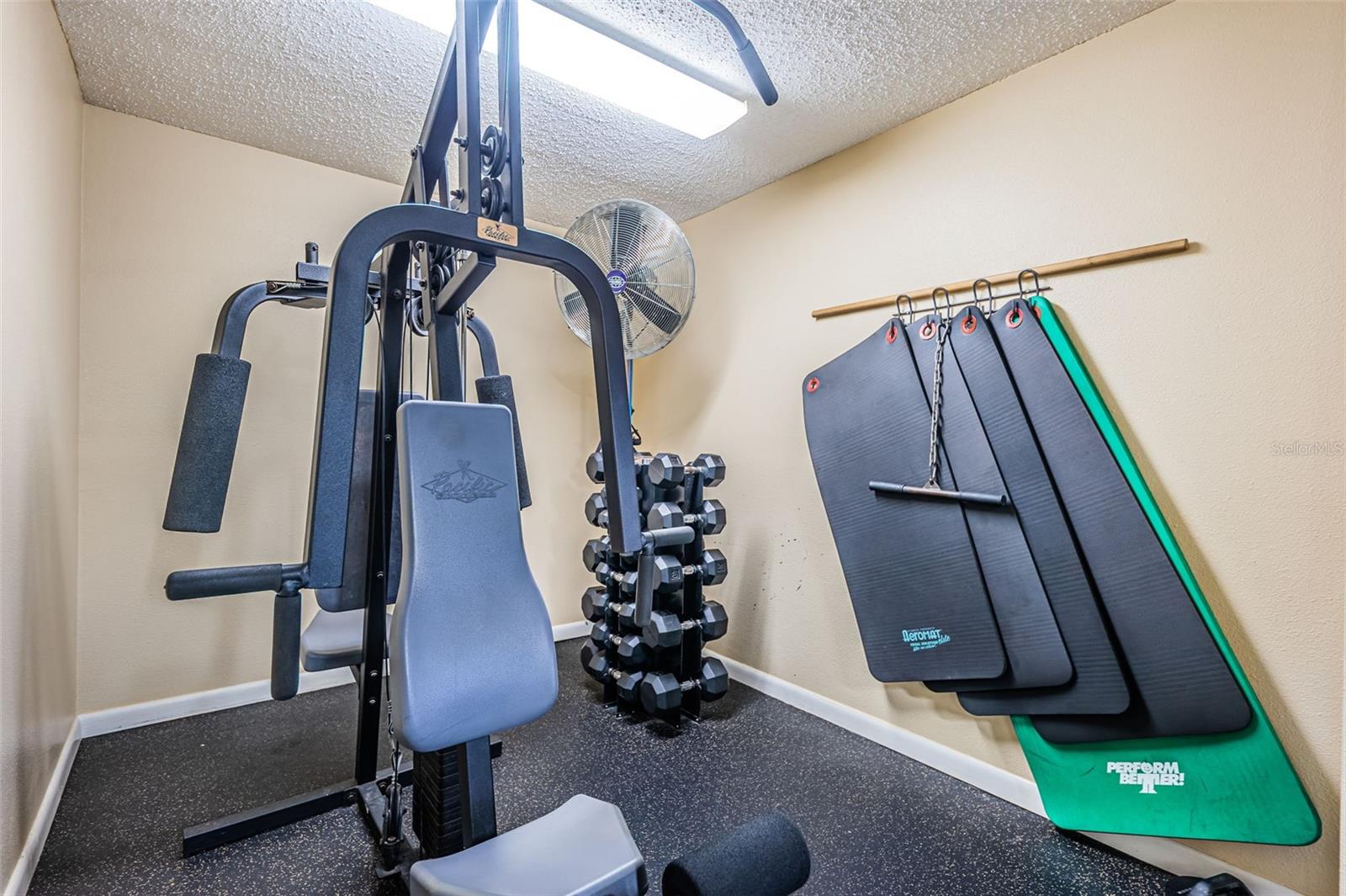 Another view of the fitness room