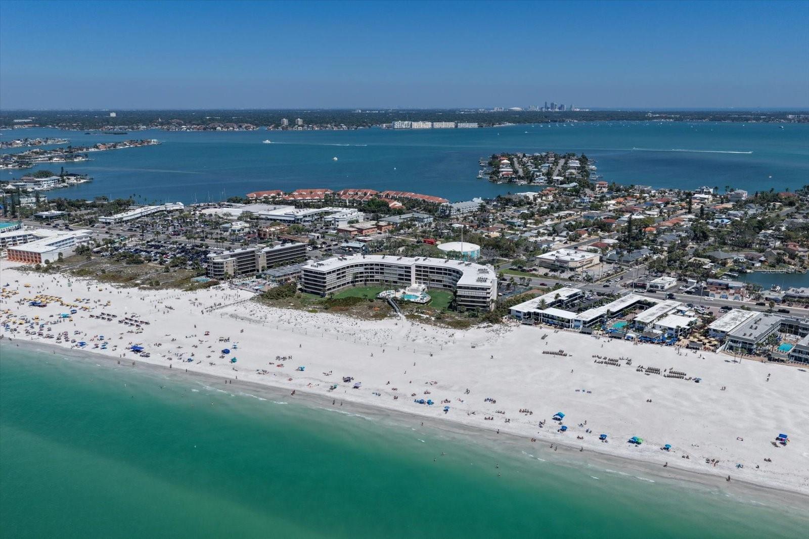 Really!  Look at the wide, soft sand beach in front of the Lido!