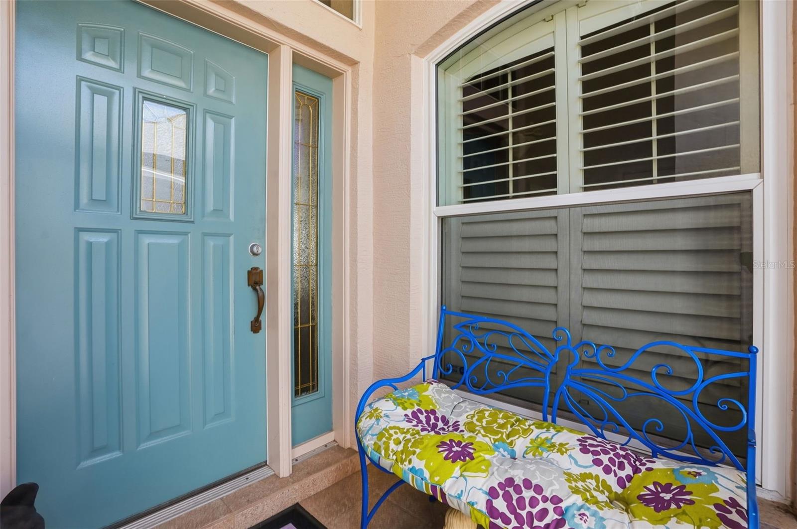 Screened front porch