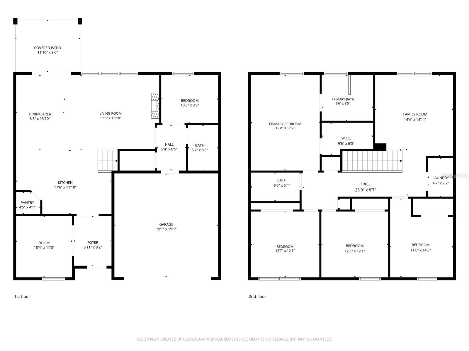 1st & 2nd Floor plan