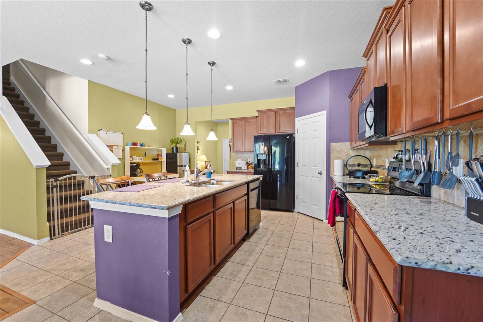 Kitchen view from dining area