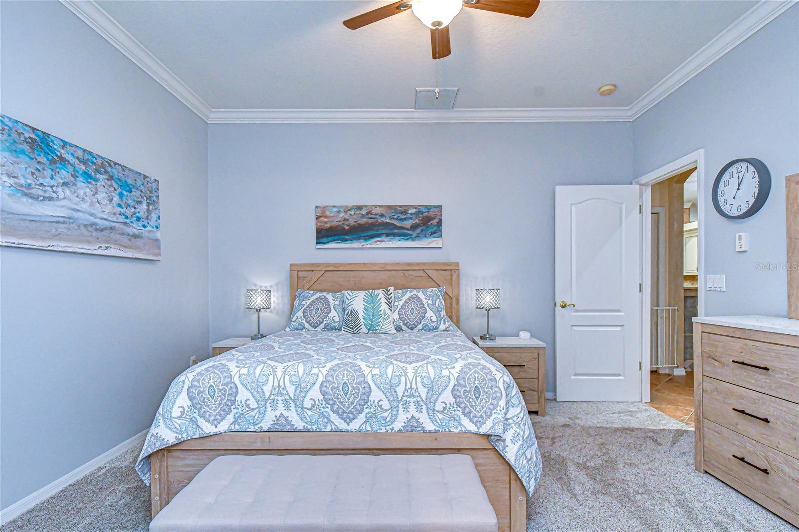 Generously sized secondary bedroom.