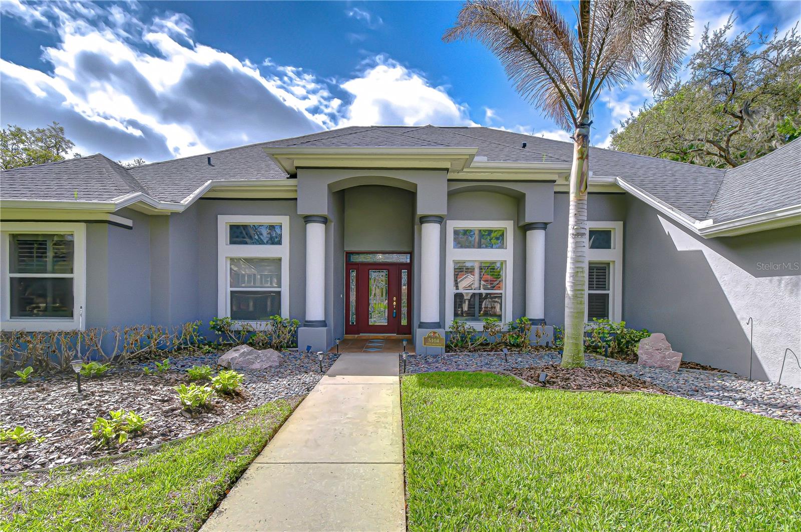Welcoming entrance showcasing timeless architectural design.