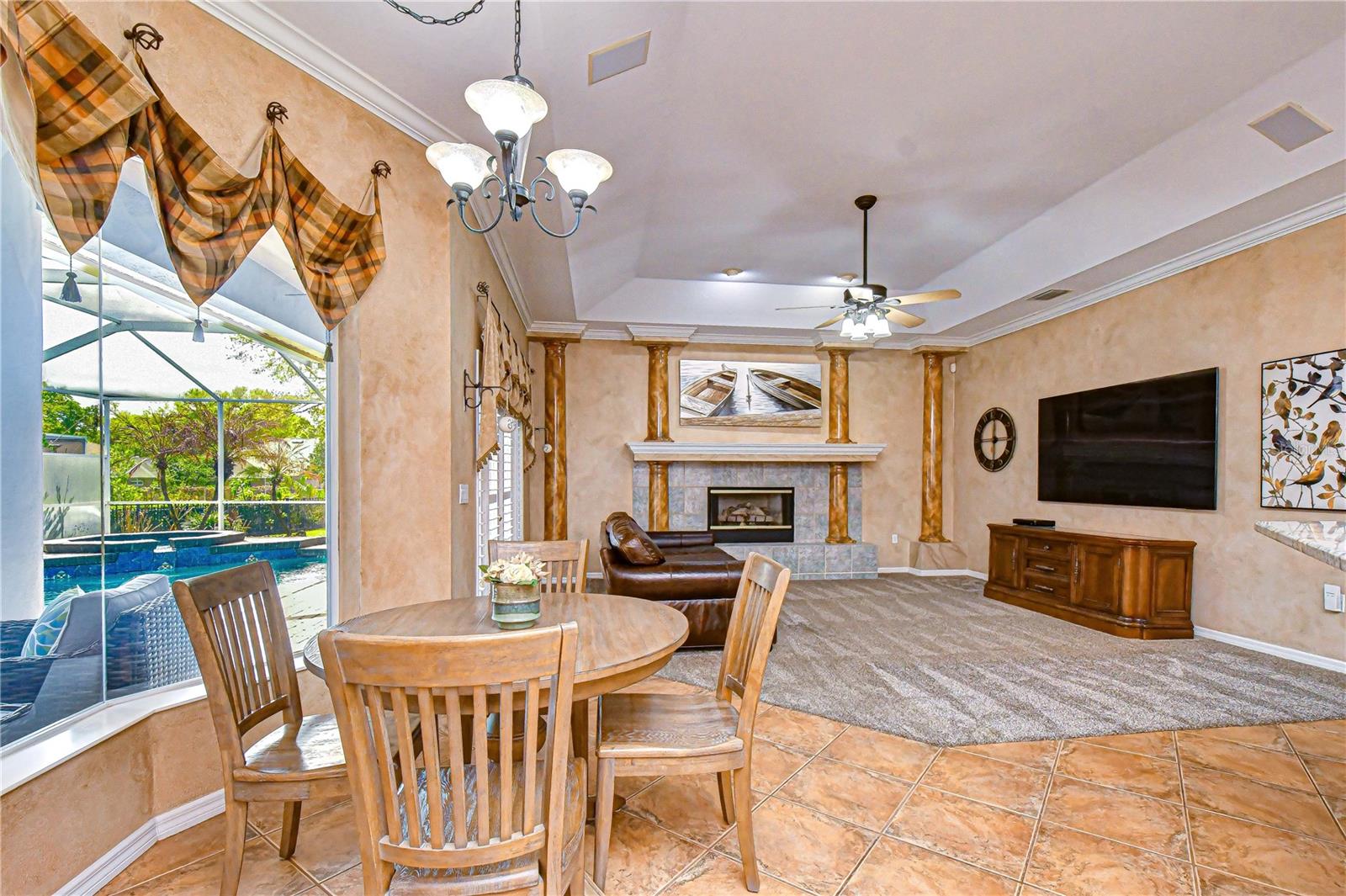 Spacious main living area filled with natural light.