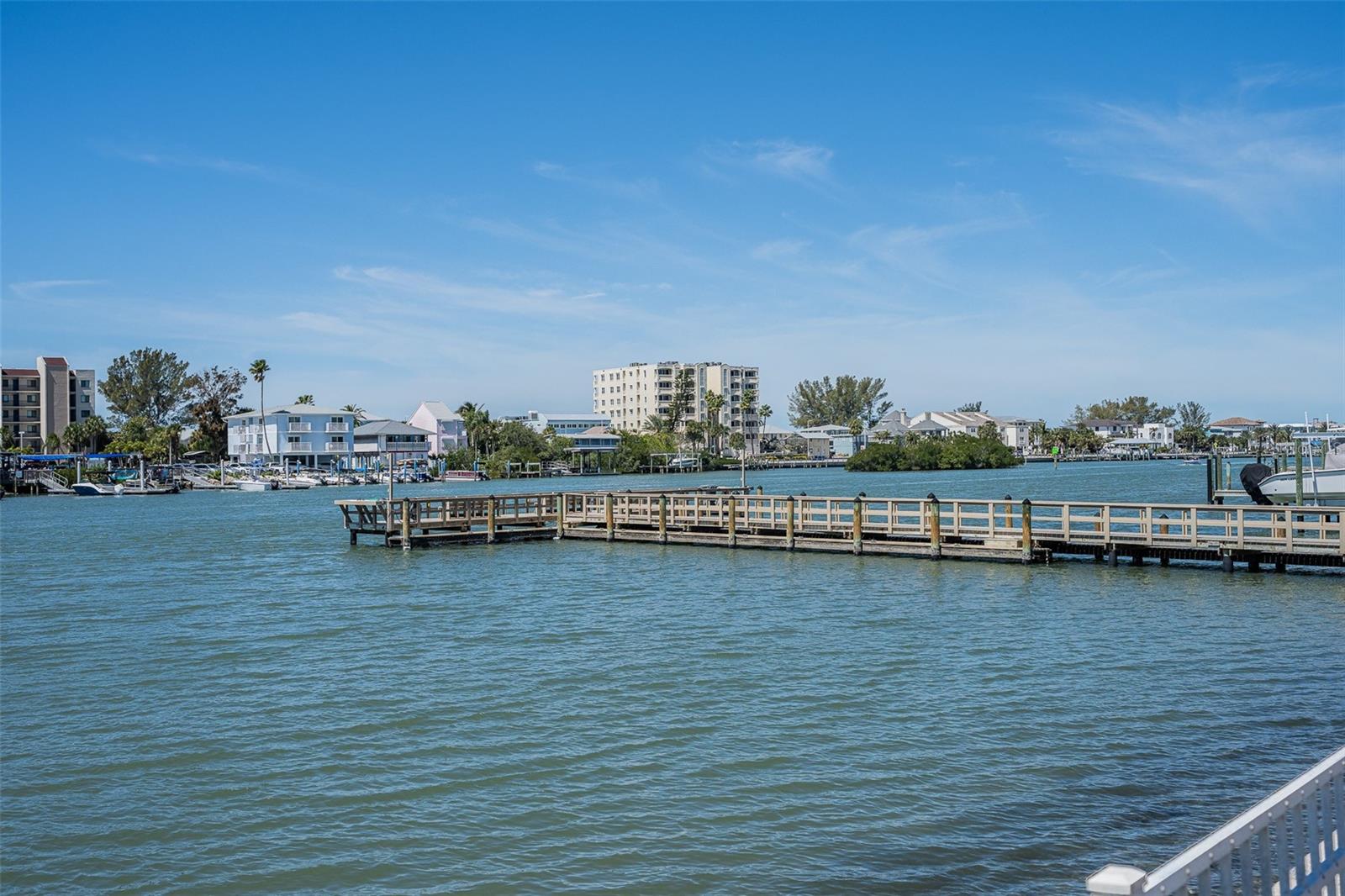 Watch the sunset from the pool deck overlooking the intercoastal waterway!