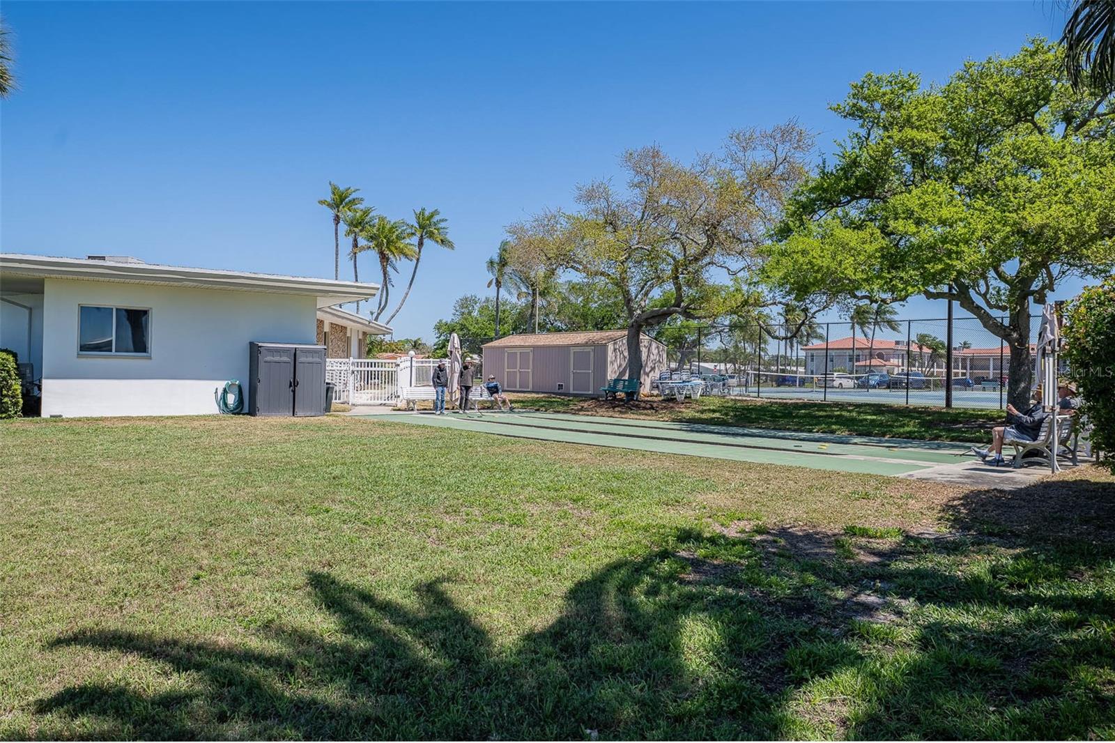 Shuffleboard courts