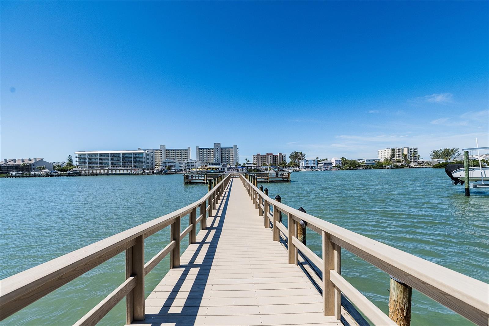 Ramp to fishing dock