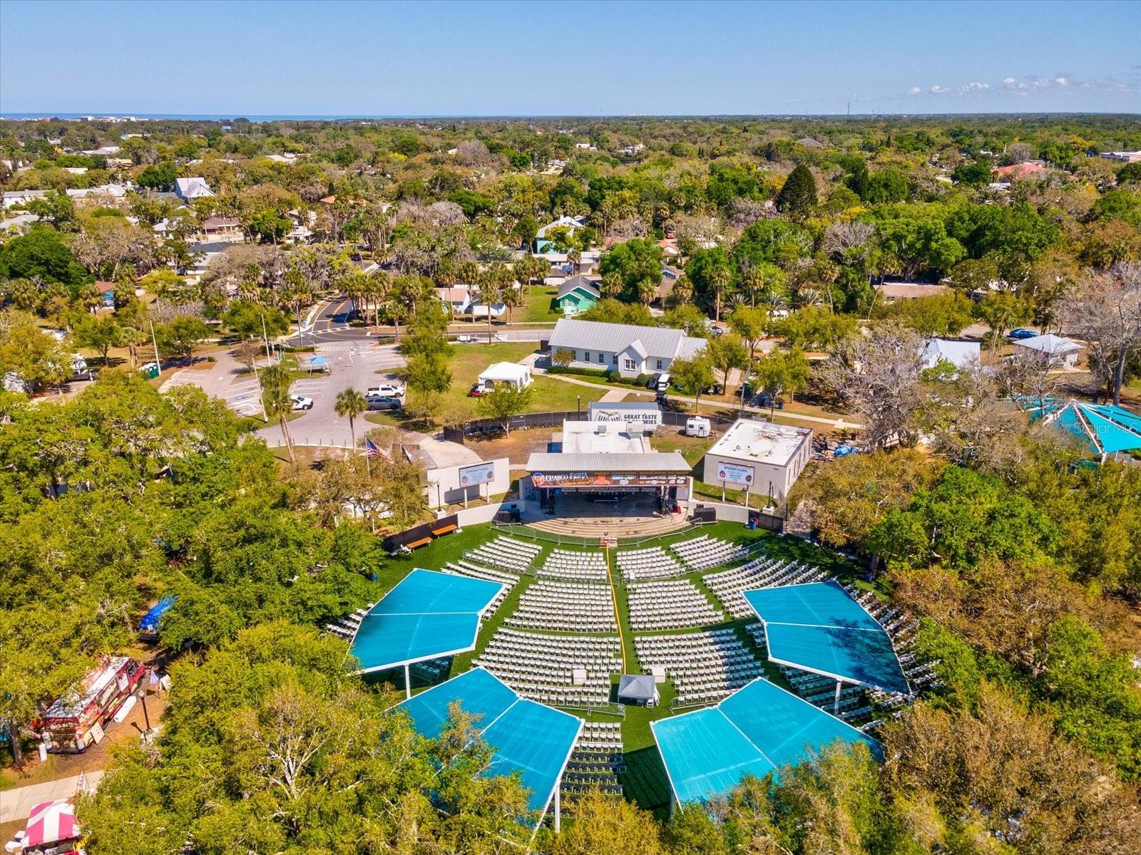 Sims Park in Downtown New Port Richey