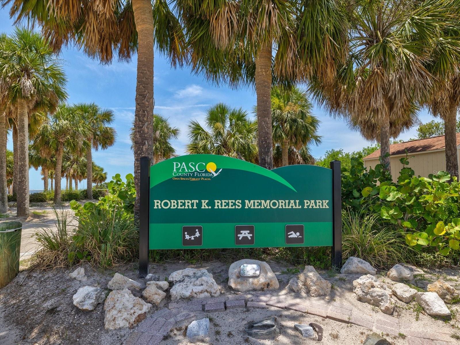 ROBERT REES MEMORIAL PARK FOR BEACH AND SWIMMING