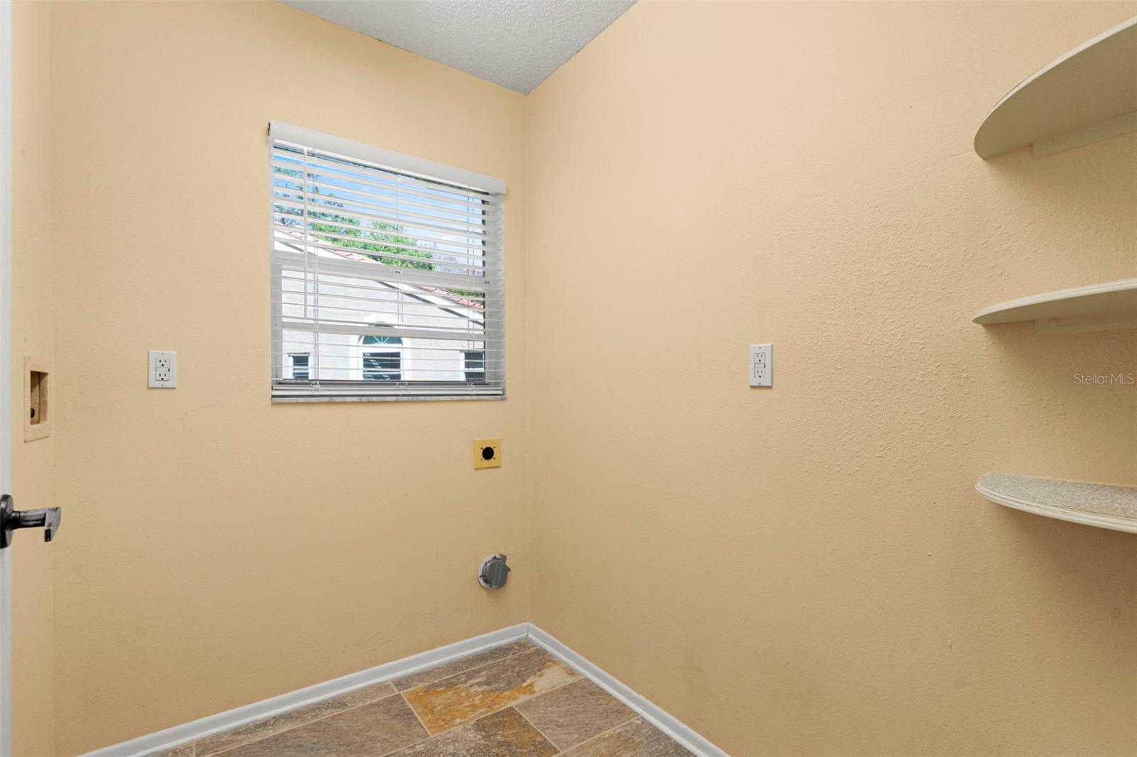 Interior laundry room