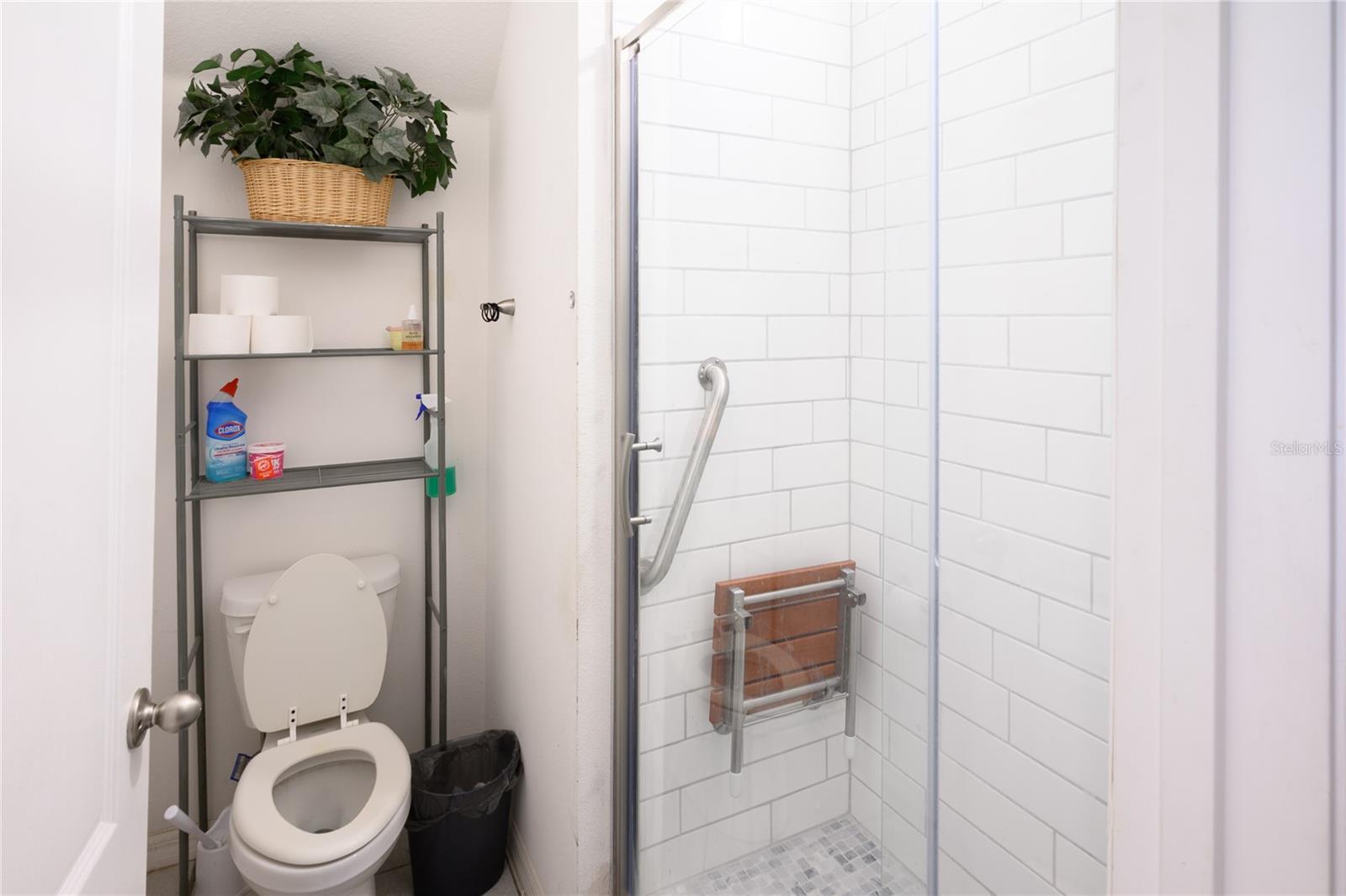 first floor bathroom with shower-NO SINK