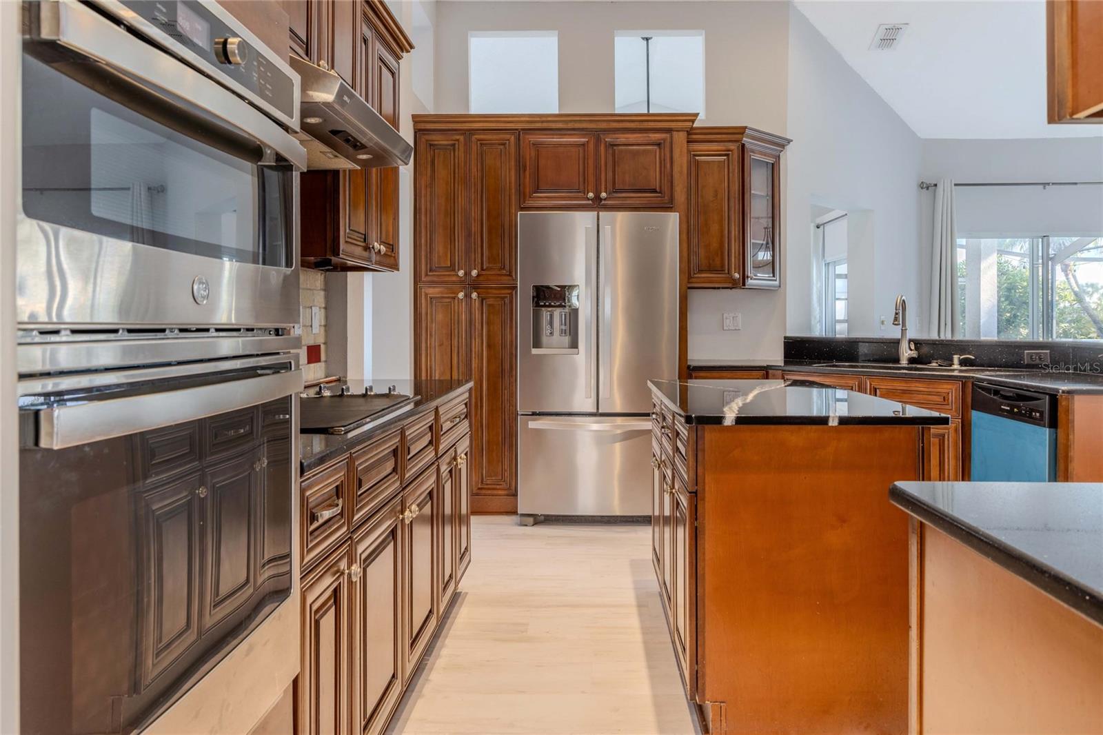 Kitchen Access from Garage and Laundry Room