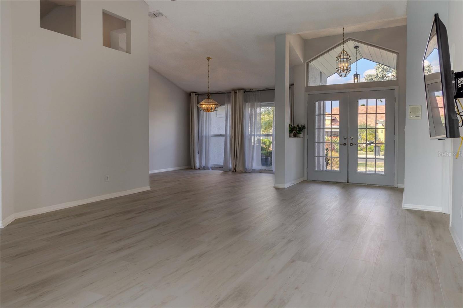 Entry and Dining Room from Living Room